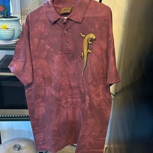 The mountain lizard shirt. Short sleeve. 100 % cotton.